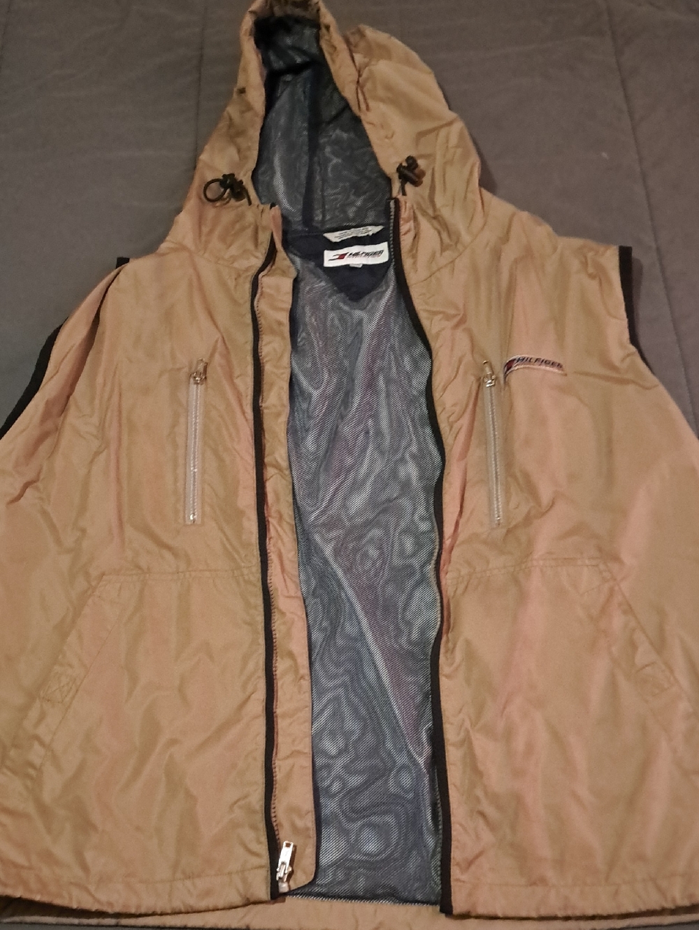 🚩Tommy Hilfiger Men's Hooded Lightweight Vest Jacket Casual Yet Stylish & COOL